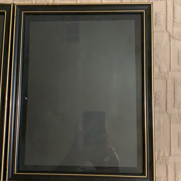 Accents Bundle Of 3 8x1 Frames Black And Gold Trim Poshmark